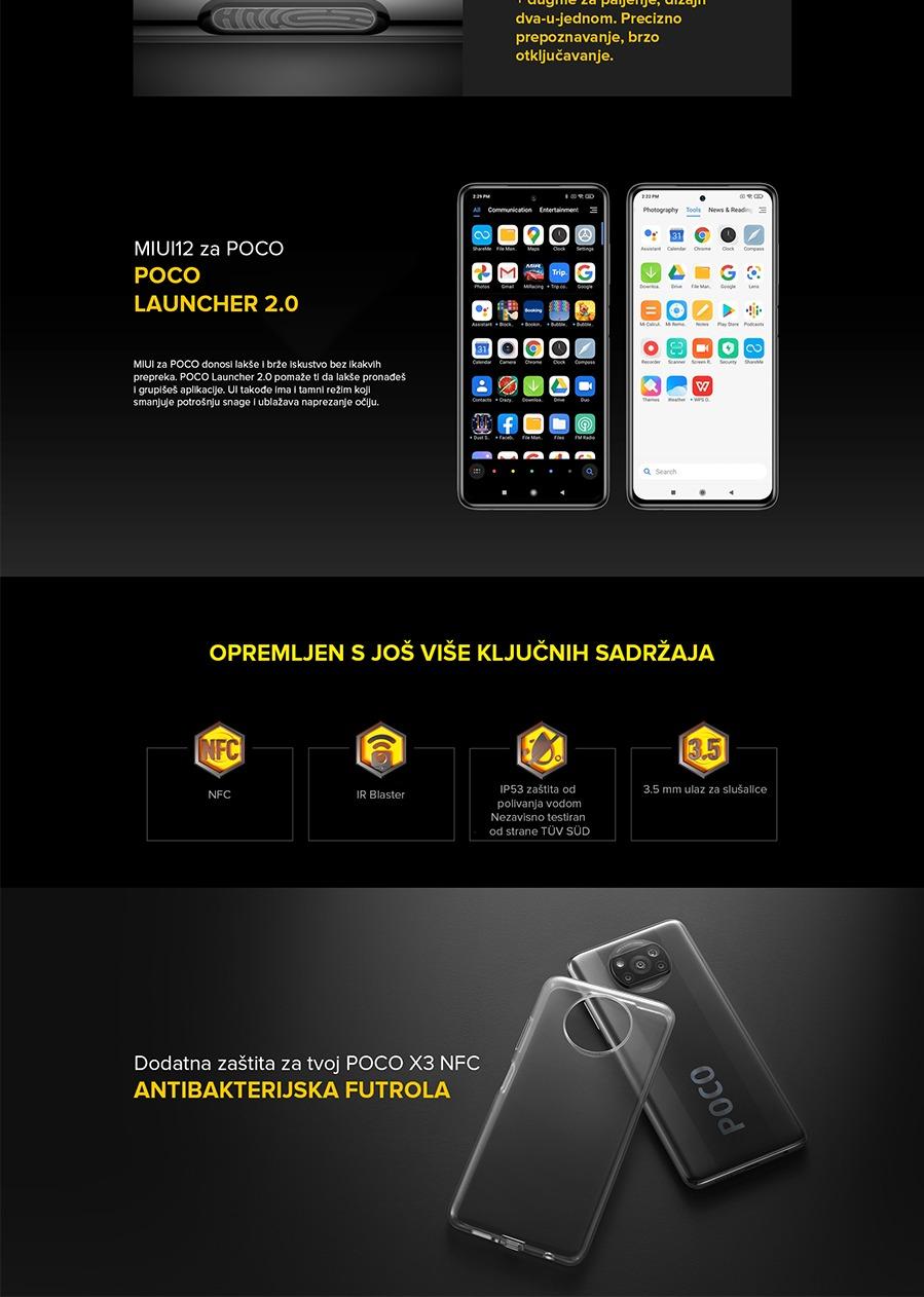 Xiaomi Pocophone X3 64GB COBALT BLUE