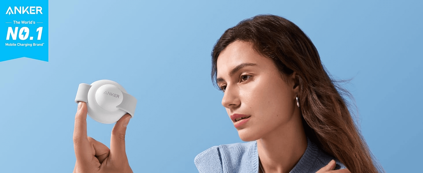 ANKER MagGo Pink bežični 3-u-1 sklopivi punjač