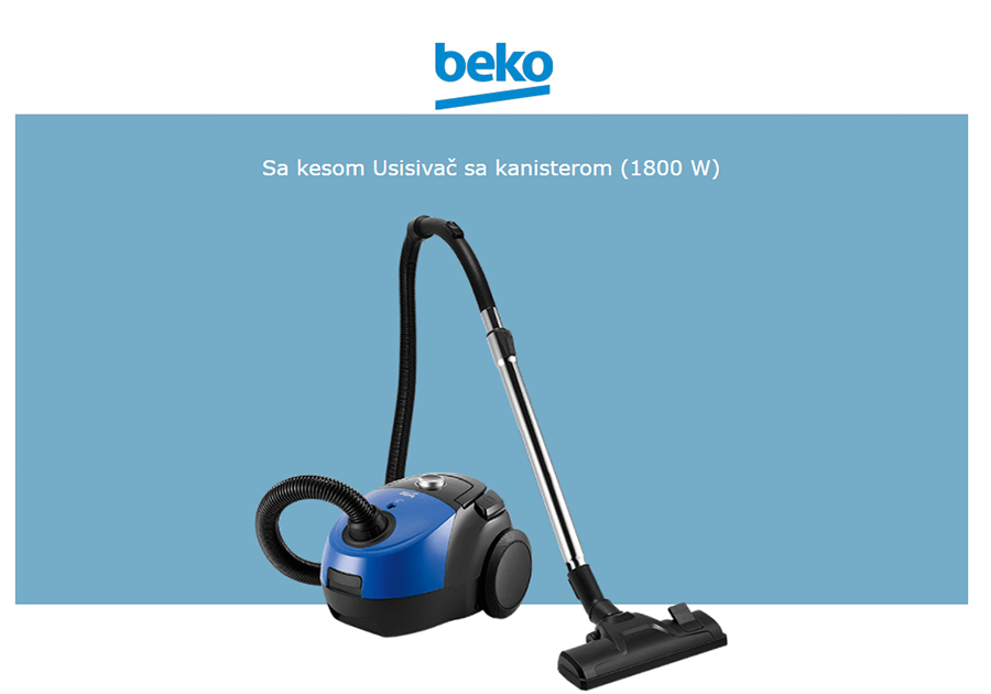 BEKO VCC34818WD
