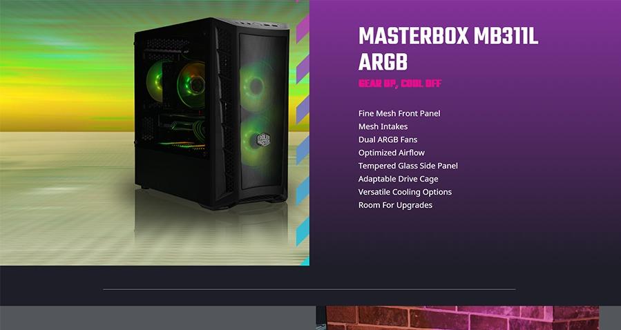 CoolerMaster MasterBox MB311L ARGB