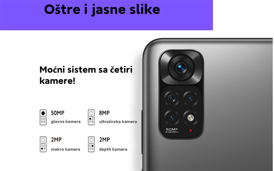 Xiaomi Redmi Note 11 4GB 128GB (Star Blue)