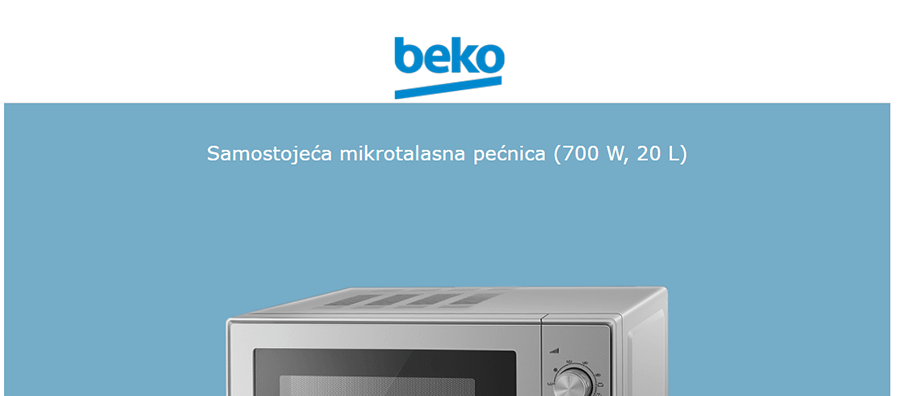 BEKO MGC 20100 W