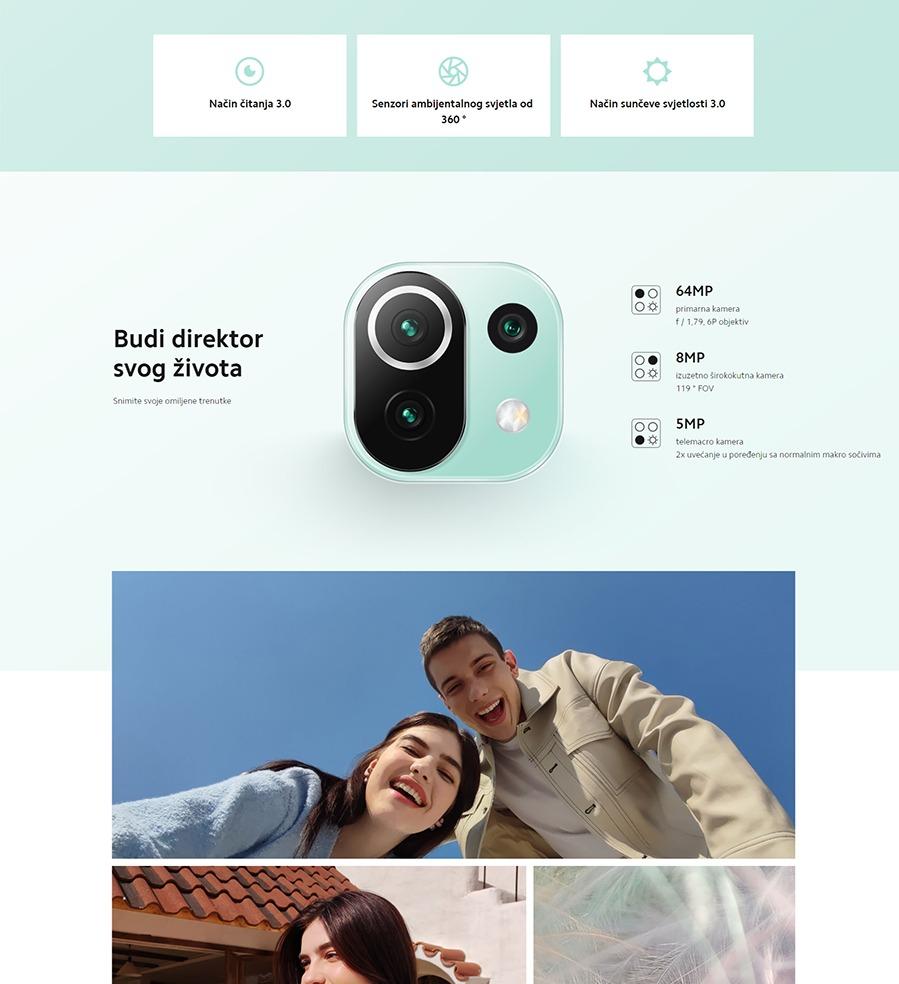 Xiaomi Mi 11 Lite 5G 6GB 128GB Mint Green