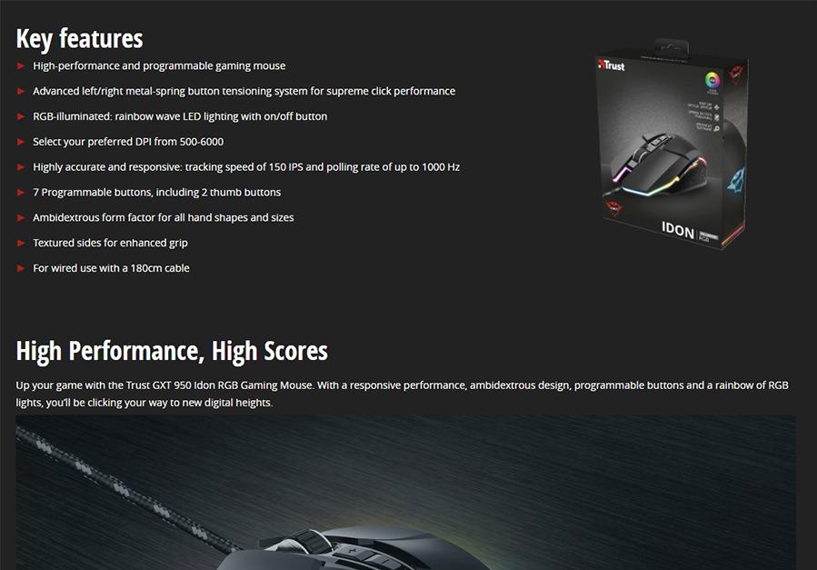 Trust GXT 950 Idon Illuminated