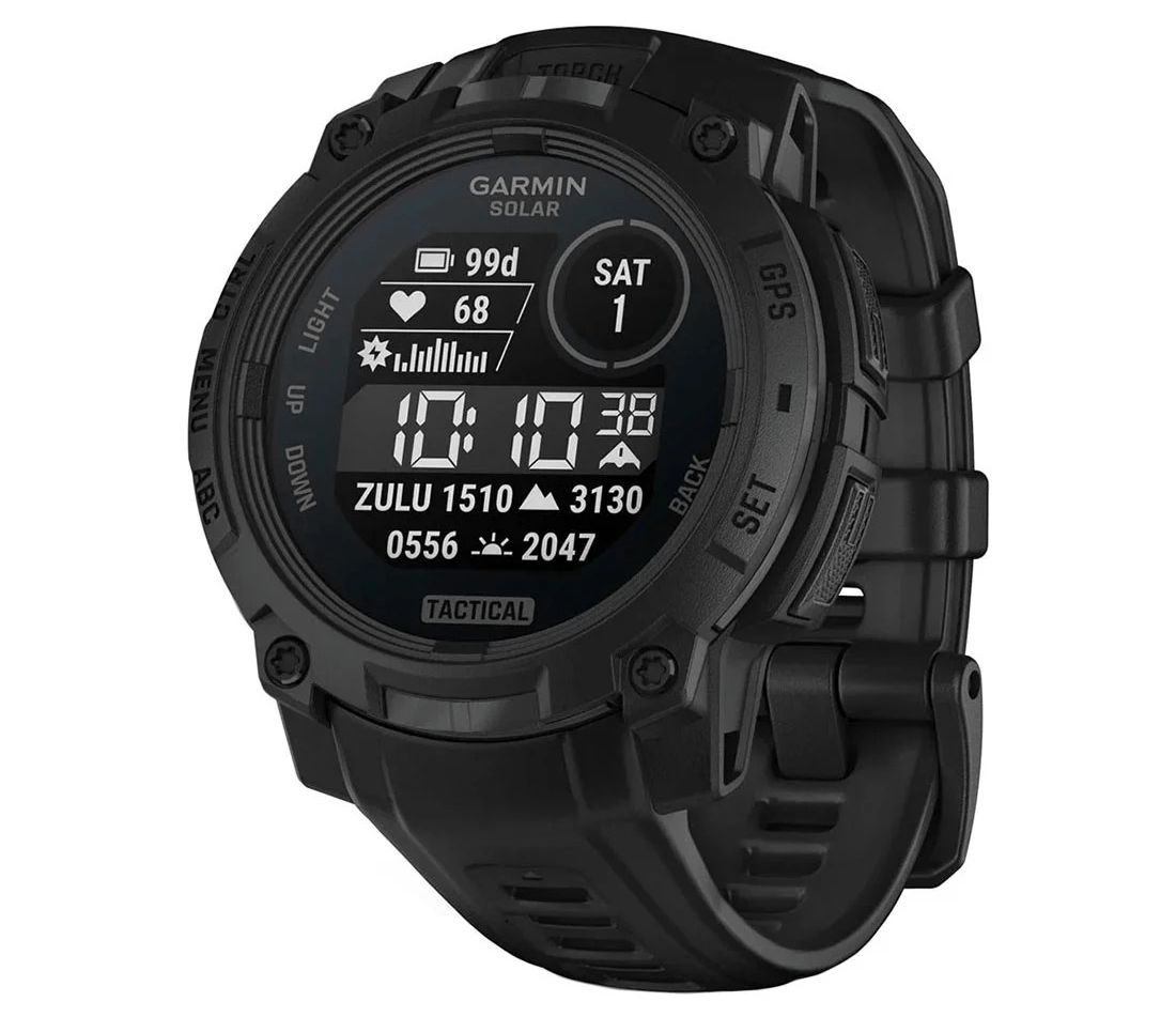 Garmin Instinct 3 Black – 45 mm, Solar, Tactical Edition