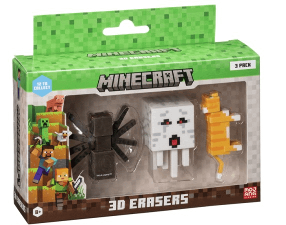 Minecraft 3D GUMICE - 3 PACK VER.A