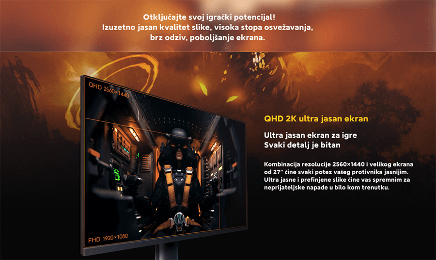 Xiaomi Mi 2K Gaming monitor 27”