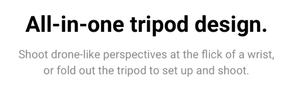 INSTA 360 2-in-1 Invisible Selfie Stick + Tripod