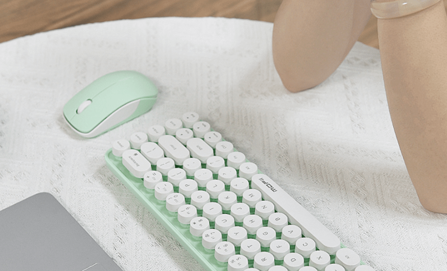 MOFII Bean 2.4G (White-Green)