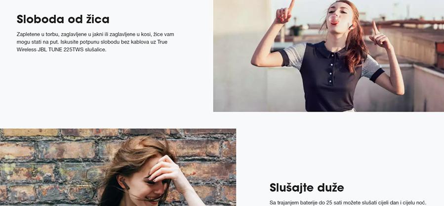 JBL Tune 225TWS Goust red