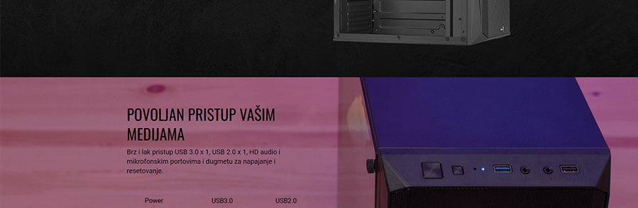 Aerocool CS-107 (Crna)