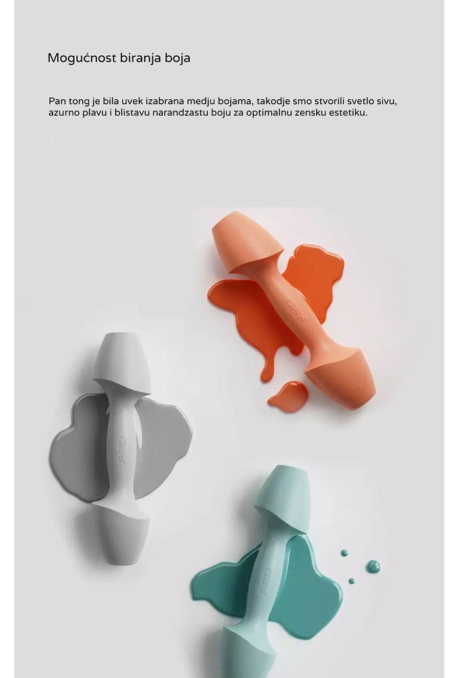 Xiaomi CLASSIC WOMENS WAVE DUMBBELLS 1kg x 2