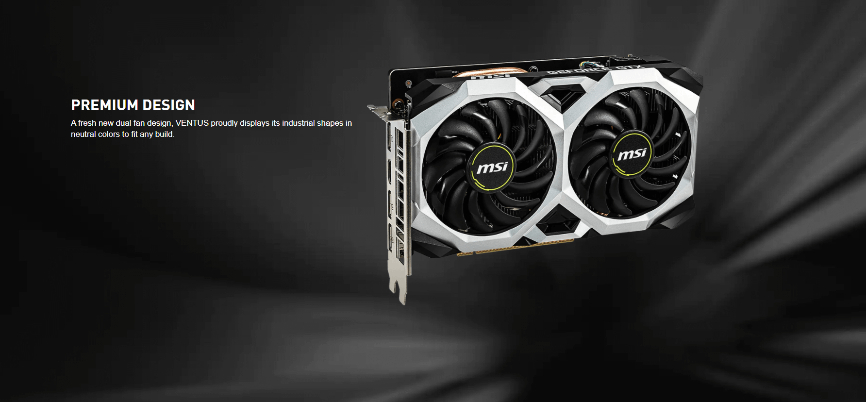 MSI GTX 1660 VENTUS XS 6G OC