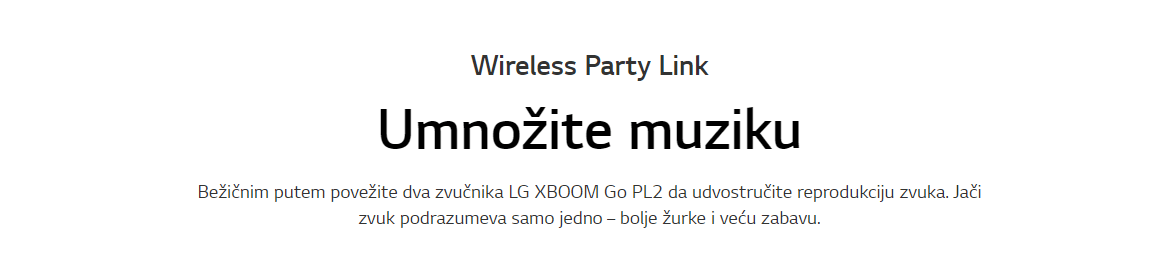 LG PL2 XBOOMGo