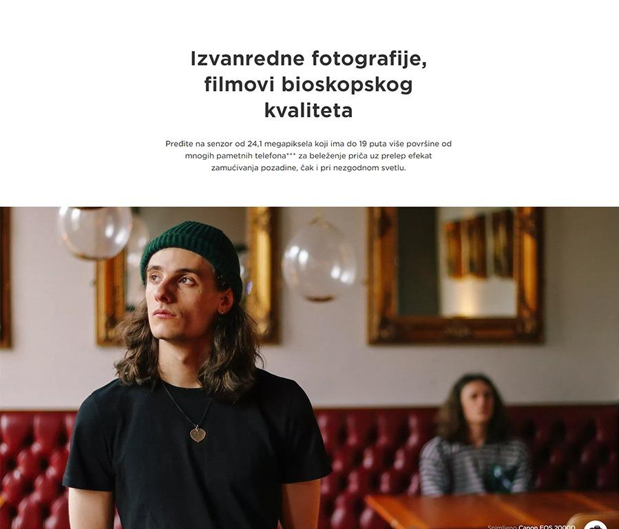 Canon EOS 2000D + EF-s