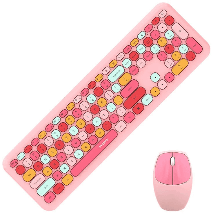 MOFII 666 2.4G Wireless Set Pink