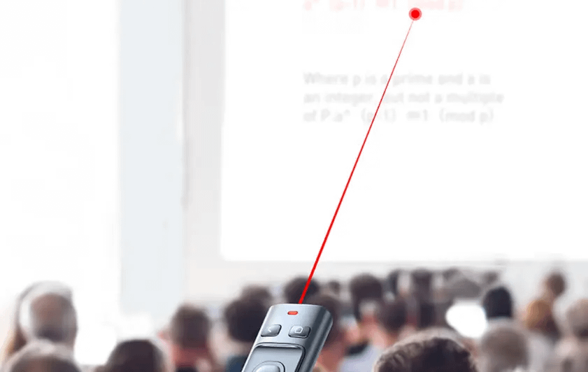 Baseus Orange Dot Wireless Presenter (Red Laser)