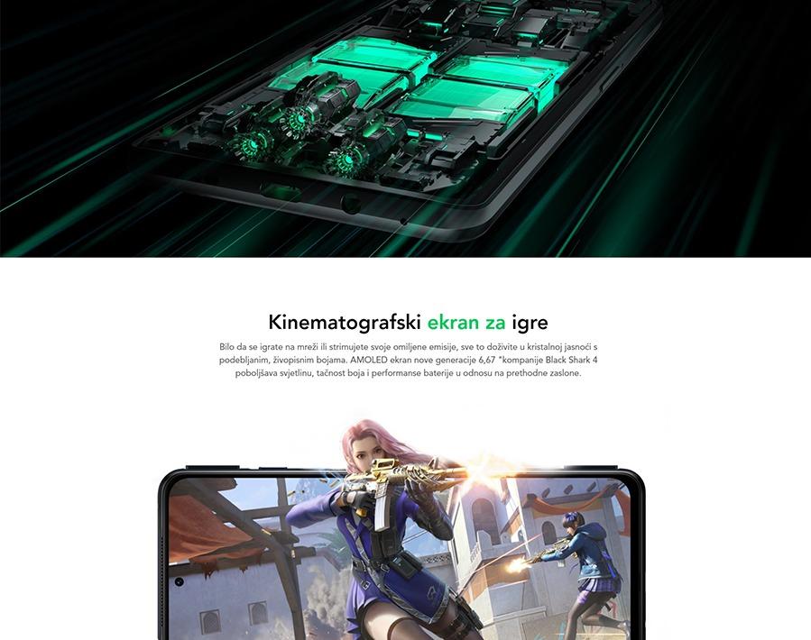 Xiaomi Black Shark 4 Mirror Black 8GB 128GB