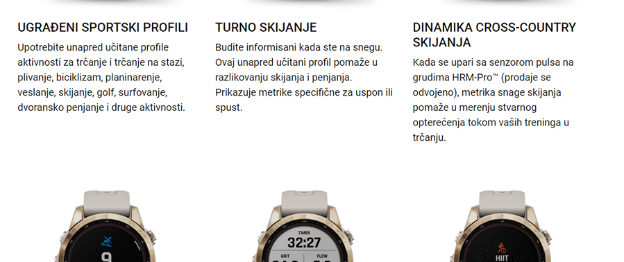 Garmin Fenix 7S Sapphire Solar Edition (Ružičasto-zlatni)