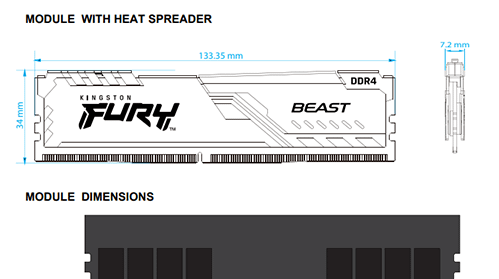 Kingston KF432C16BB/16