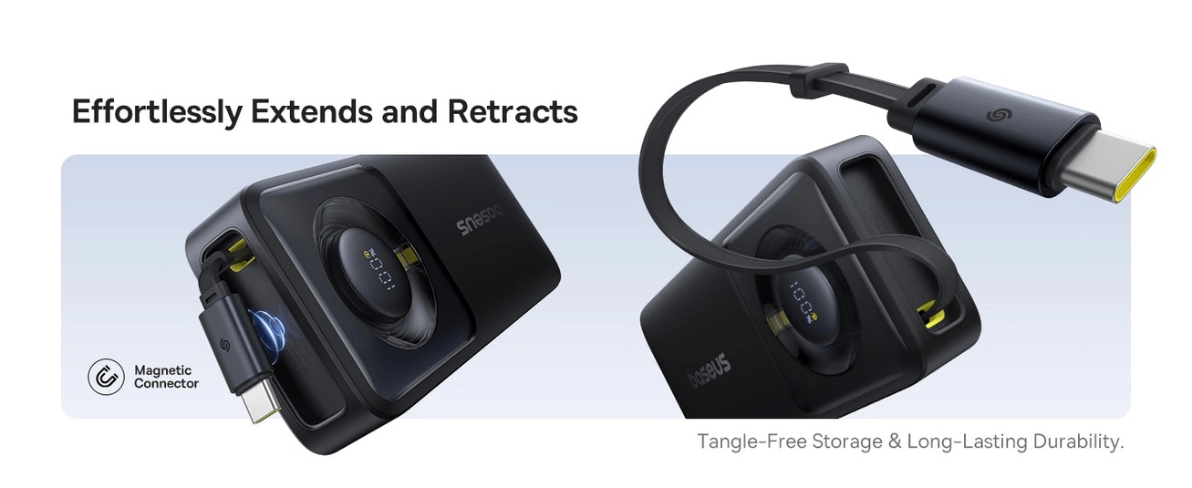 Baseus Free2Pull 10000mAh Grey Power Bank