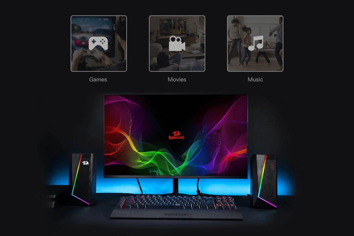 REDRAGON ANVIL GS520 White