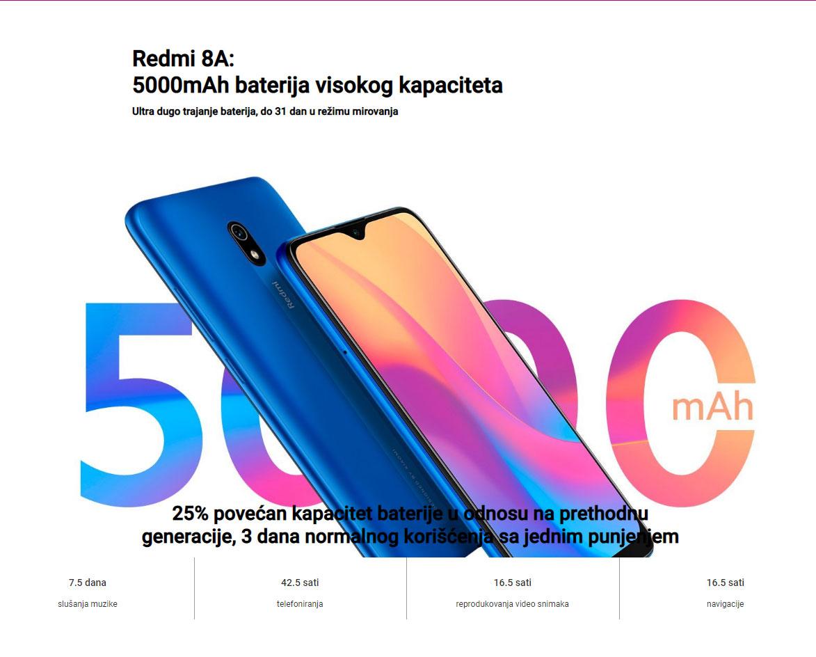 Xiaomi REDMI 8A 2GB 32GB Sunset Red