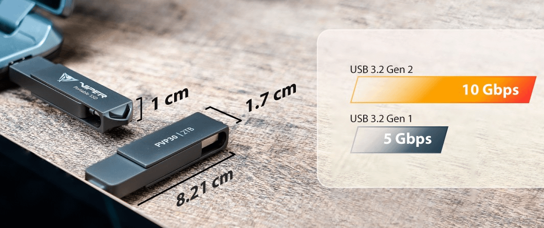 Patriot PVP30 Viper Duo 512GB eksterni SSD