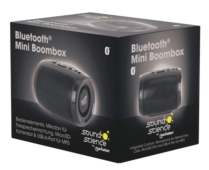 Manhattan Sound Science Mini Boombox zvučnik