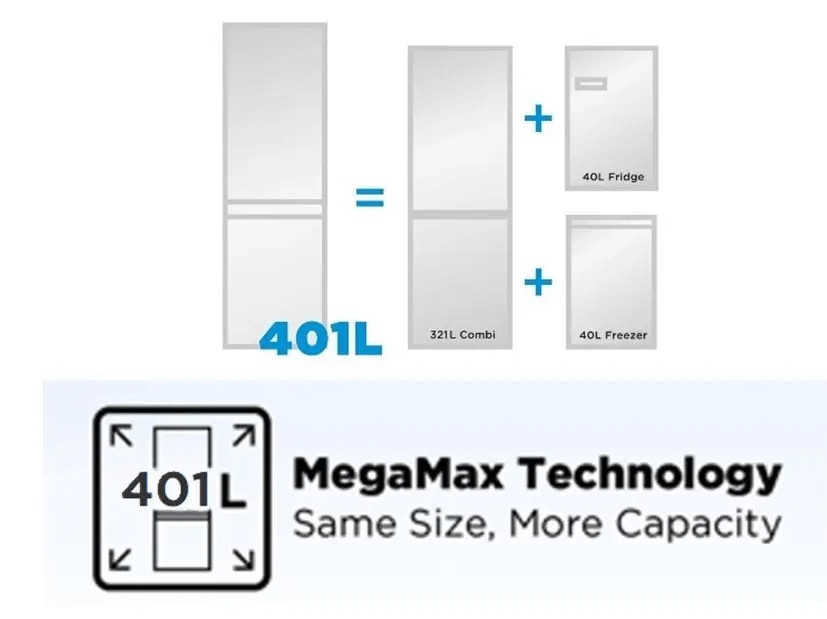 Midea Space Master MDRB548MME46 fržider
