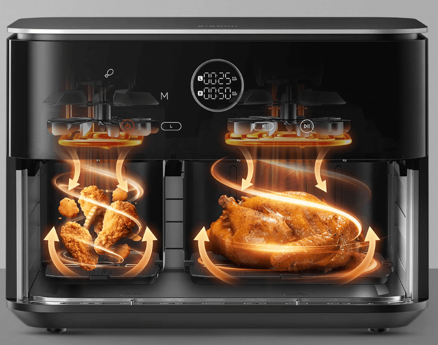 XIAOMI Dual Zone Air Fryer 10L + Redmi Buds 6 Active Blue slušalice