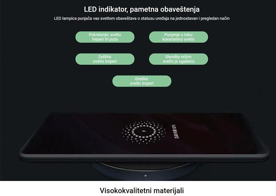 Xiaomi Mi bežični punjač