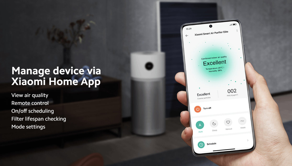Xiaomi Smart Air Purifier Elite