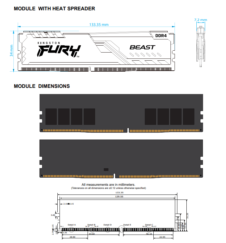Kingston KF432C16BB/32