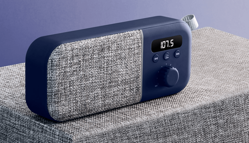 Energy System Fabric Box Radio Navy