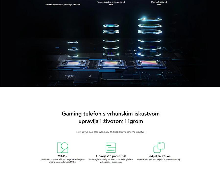 Xiaomi Black Shark 4 Mirror Black 8GB 128GB