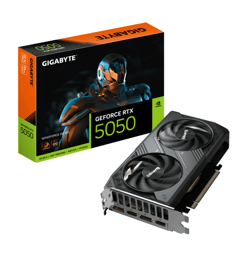 GIGABYTE RTX 5050 WINDFORCE OC 8GB grafička kartica