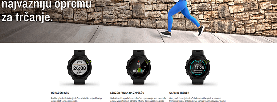 Garmin Forerunner 55 (Plavi)