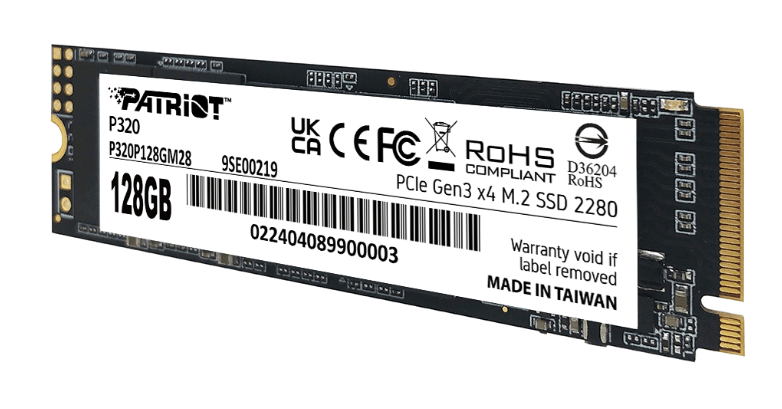 Patriot P320 128GB M.2 NVME SSD
