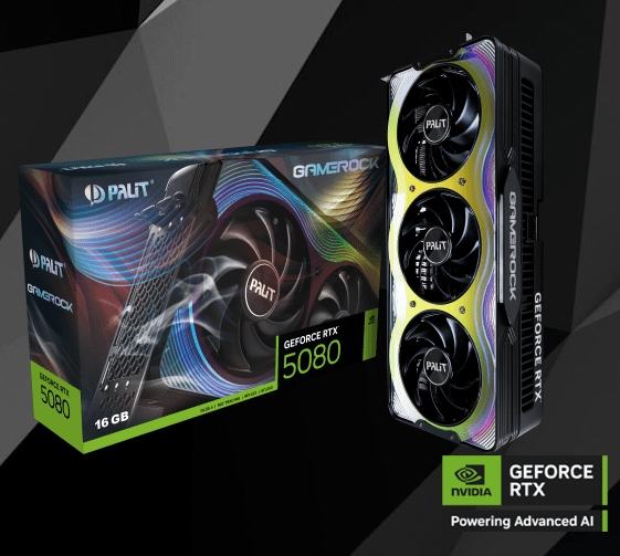 PALIT GameRock RTX 5080 16GB grafička kartica