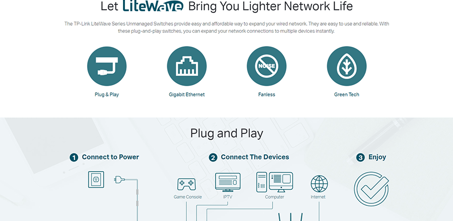 TP LINK LS1005G
