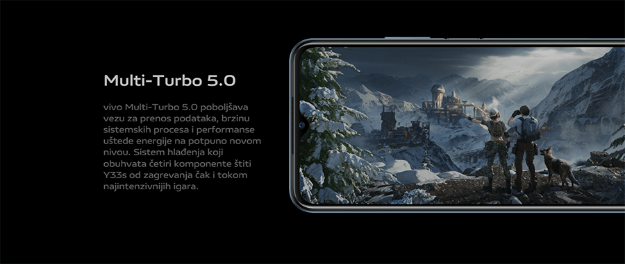 Vivo Y33s 8GB 128GB (Mirror Black)