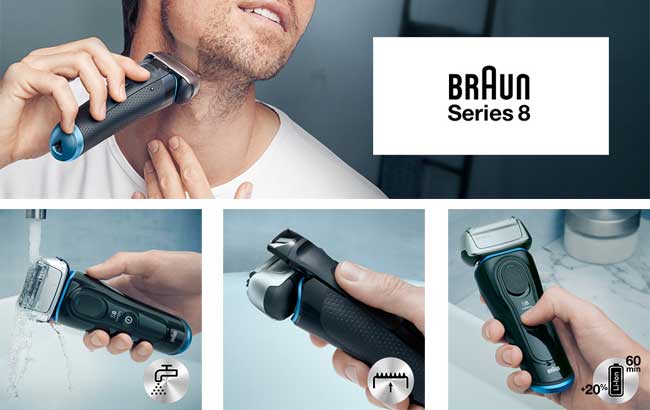 Braun 8325s (Black/Blue)