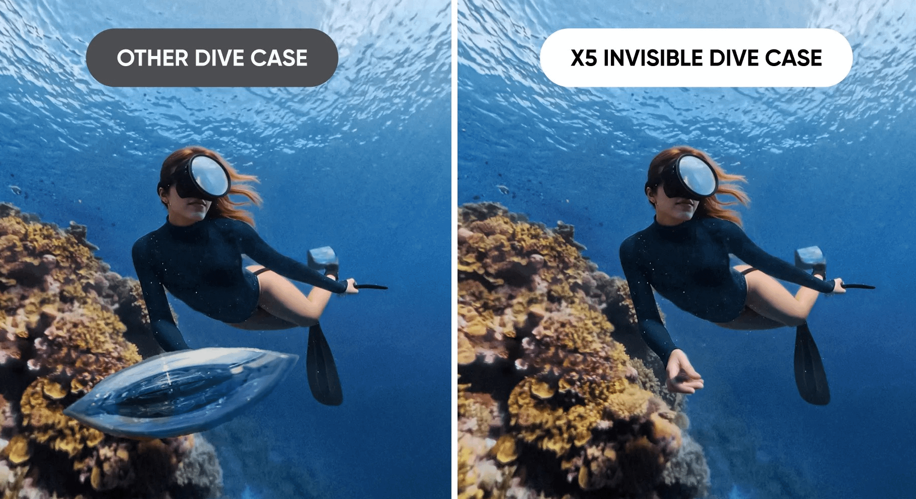 Insta360 X5 Invisible Dive Case