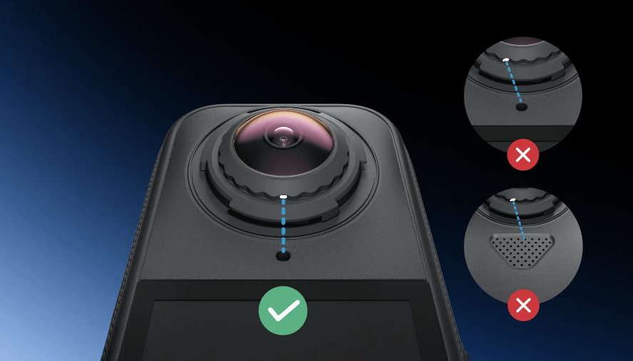 Insta360 X4 Air Replacement Lens Kit