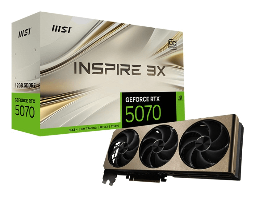 MSI RTX 5070 12GB INSPIRE 3X OC grafička kartica