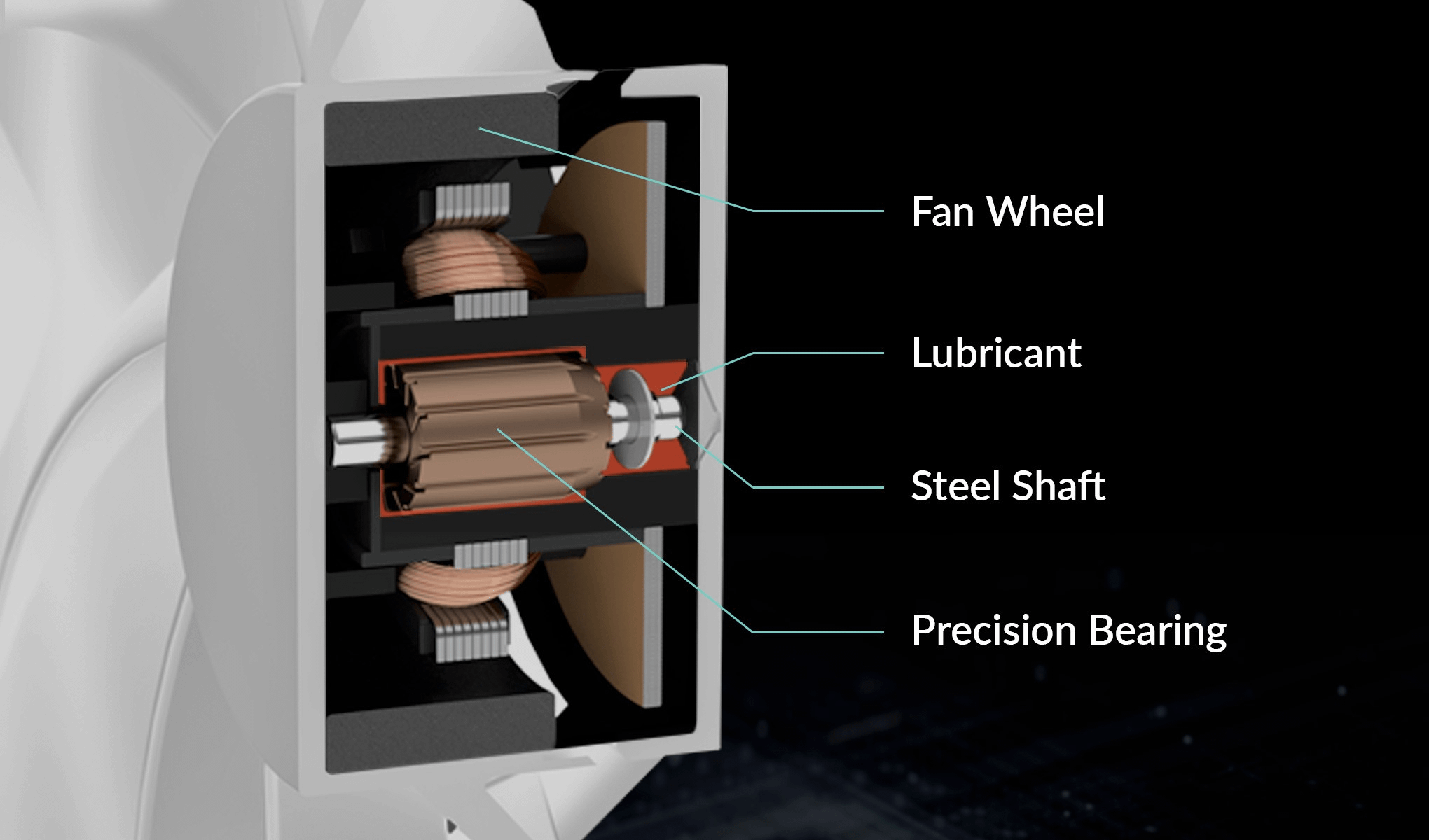 Arctic Freezer 36 A-RGB (White) kuler