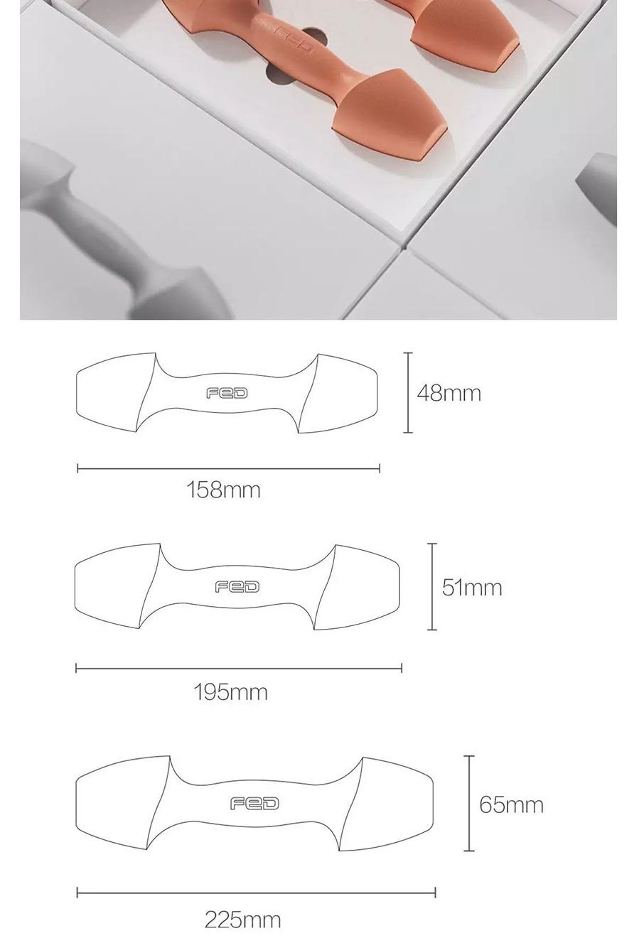 Xiaomi CLASSIC WOMENS WAVE DUMBBELLS 1kg x 2