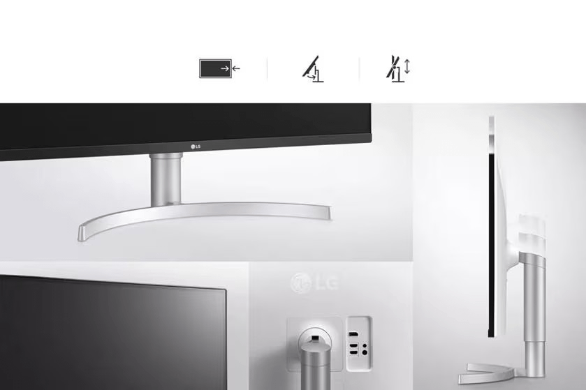 LG 32UN650K-W UltraFine IPS 4K Monitor