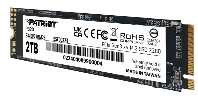 Patriot P320 2TB M.2 NVMe SSD